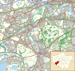 Sunnyside Reservoir is located in London Borough of Richmond upon Thames