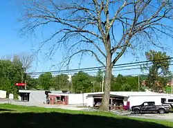 Buildings along Rickman Road (former SR 42) in Rickman