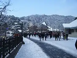 The Ridge, covered in snow