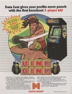 North American Ring King arcade flyer.