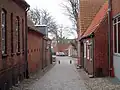 Typical street in Ringkøbing