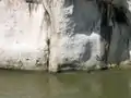 In the Long Wall (Lange Wand), the most dangerous gorge rock, there are rings once used to assist boats travelling upstream.