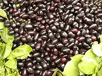 Ripe fruits for sale in a market