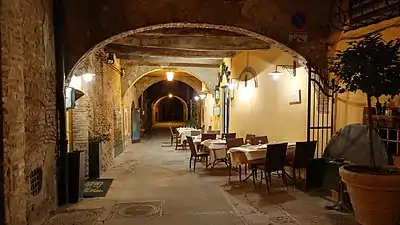 Restaurant in the city center