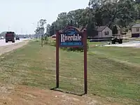 Welcome sign along U.S. 67

.