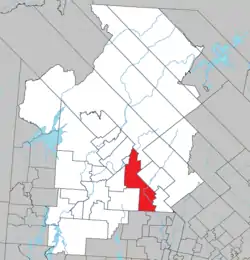 Location within Antoine-Labelle RCM