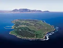 Robben Island viewed from above