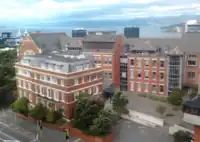 Stout Building , Victoria University, Wellington (on the left)