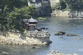 A view of Rokkakudō and Pacific Ocean in Kitaibaraki