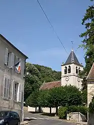 Town hall and the church