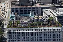 Roof garden in New York