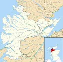 Strathcarron is located in Ross and Cromarty