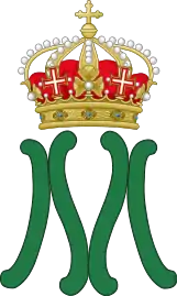 Royal Monogram of Queen Maria-José of Italy