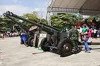 Royal Thai army M101 with new barrel.