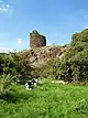 Ruined watch-tower, Bryniau