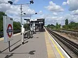 Island platform looking west