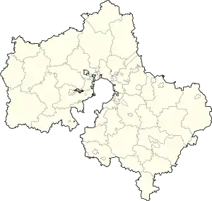 Dubna is located in Moscow Oblast