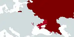 Territories occupied by Russia since the fall of the Soviet Union