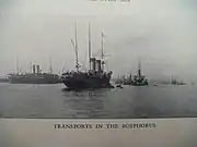 Russian fleet in the Bosporus