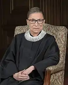 Ruth Bader Ginsburg, Associate Justice of the Supreme Court of the United States  (faculty 1963 to 1972)