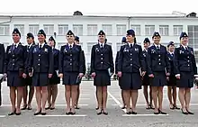 Female cadets of the school.