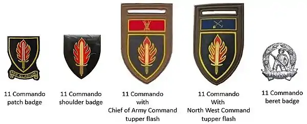 SADF era 11 Commando insignia