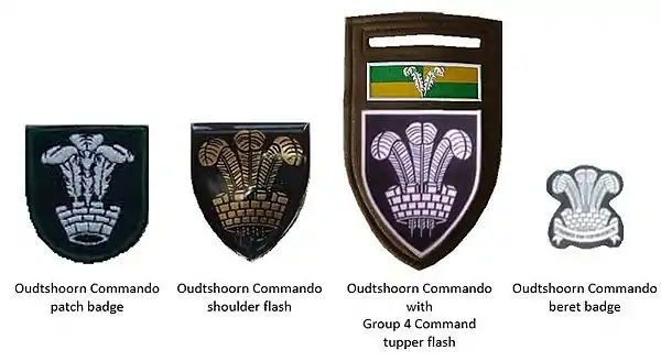 SADF era Oudtshoorn Commando insignia