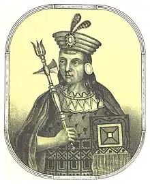 Amaru Yupanqui, from Recuerdos de la Monarquia Peruana, by Justo Sahuaraura