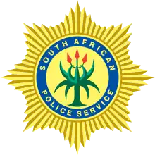 South African Police Service badge