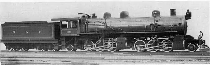 SAR no. 1627, ex CSAR no. 1023 as compound engine, c. 1912