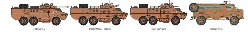 SA Infantry Alpha attack vehicles