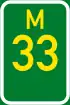 Metropolitan route M33 shield