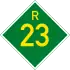 Provincial route R23 shield