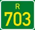 Regional route R703 shield