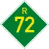 Provincial route R72 shield