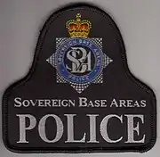 SBA police patch