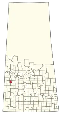 Location of the RM of Mariposa No. 350 in Saskatchewan