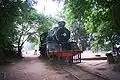 C56 4 steam locomotive built by Mitsubishi Heavy Industries located near the Sai Yok Noi Waterfall one of the locomotive used in Burma Railway