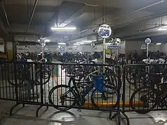 Bicycle parking at Mega Fashion Hall