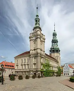 Town Hall in Szprotawa, seat of the gmina office