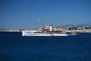 SS Delphine off the French Riviera, July 2008.