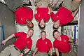 Group portrait in the Leonardo Permanent Multipurpose Module