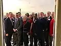 Board of Advisors, Society of White House Military Aides, overlooking the White House and Washington Monument