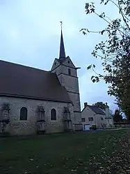 The church in Saint-Aubin-d'Appenai