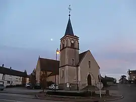 The church in Saint-Maurice-lès-Charencey