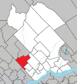 Location within Portneuf RCM