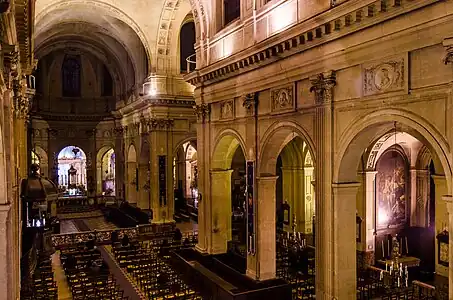 The nave and the choir