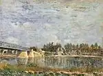 The Bridge at Saint-Mammès (1881), Alfred Sisley.