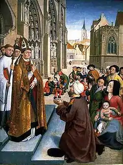 Episodes from the Life of a Bishop-Saint, Washington, set outside the cathedral of Notre Dame de Paris and the Church of Saint-Jean-le-Rond