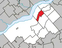 Location within Bécancour RCM